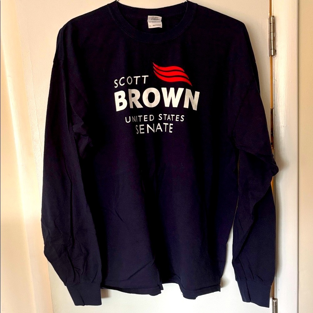 2010 Scott Brown for United States Senate Gildan XL Long Sleeve T-Shirt